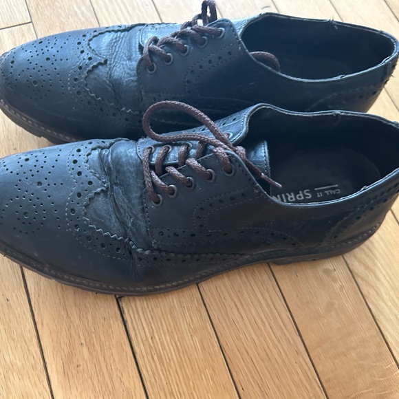 Call It Spring Other - In GC 7/10 Call It Spring Men's Black Wingtip Oxford Brogues SZ 8.5!!